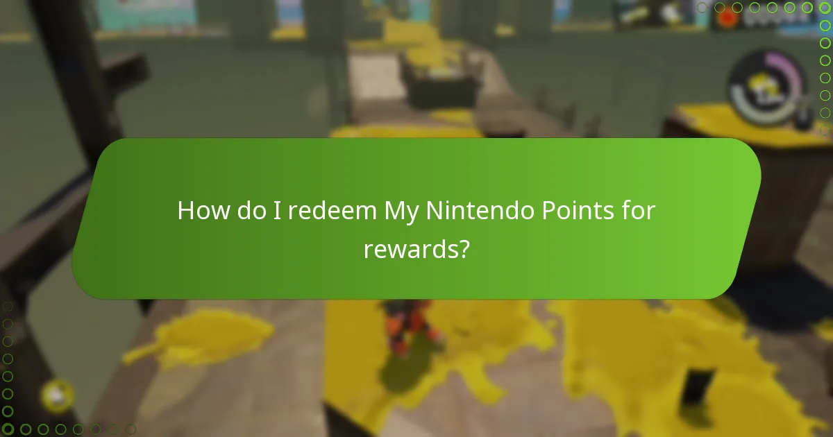 How do I redeem My Nintendo Points for rewards?