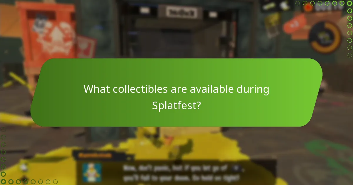 What collectibles are available during Splatfest?